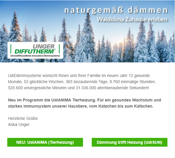 UdiANIMA Newsletter Januar