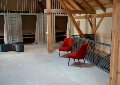 Fertige Schlafkojen im Obergeschoss nach dem Umbau mit Innendämmung UdiReco von UdiDämmsysteme