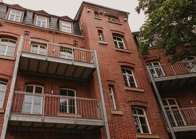 Gründerzeitbau in Fürth mit Holzfaser-Innendämmung UdiIN RECO von UdiDämmsysteme ausgestattet, es erfüllt die KfW-Anforderung für das "Effizienzhaus Denkmal" ebenso wie die Vorgaben nach dem Gebäudeenergiegesetz 2020