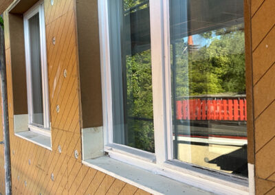 Ansicht von UdiRECO Fassadendämmung an einem Einfamilienhaus