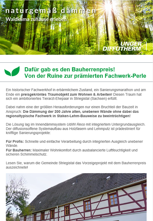 Udi-Newsltter-Juni-Vorschau Vorschaubild des Februar-Newsletters von UdiDämmsysteme zu neuen Montage-Videos