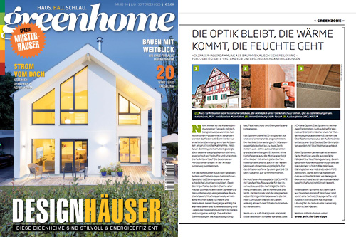 Bild vom Titelbild Althaus modernisieren und Pressebericht über Udi Holzfaserplatten für innen
