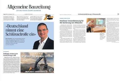 udi_2026-nr-8_allgemeine-bauzeitung_udiin-reco Bild vom Titelbild Althaus modernisieren und Pressebericht über Udi Holzfaserplatten für innen